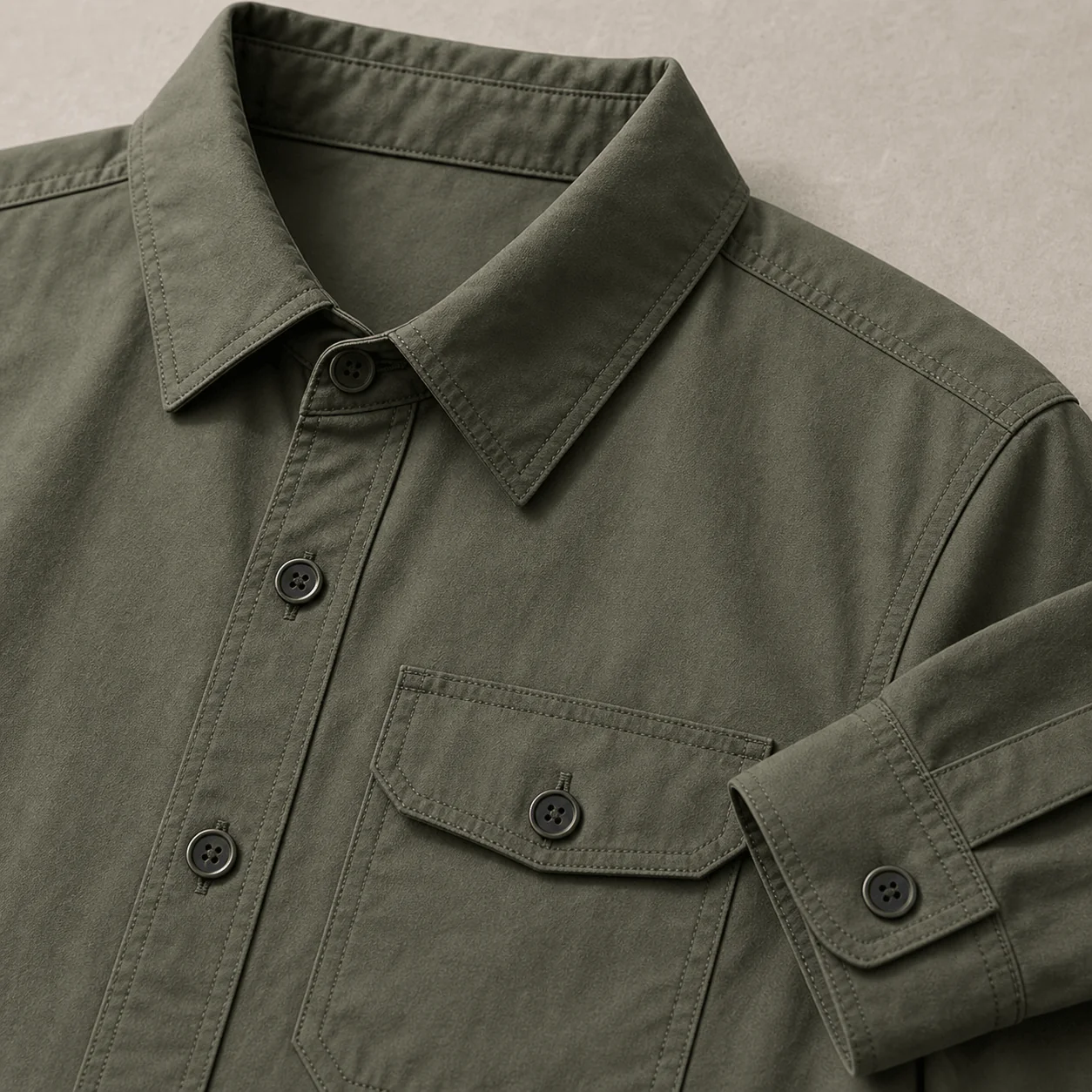 All-Weather Overshirt construction view