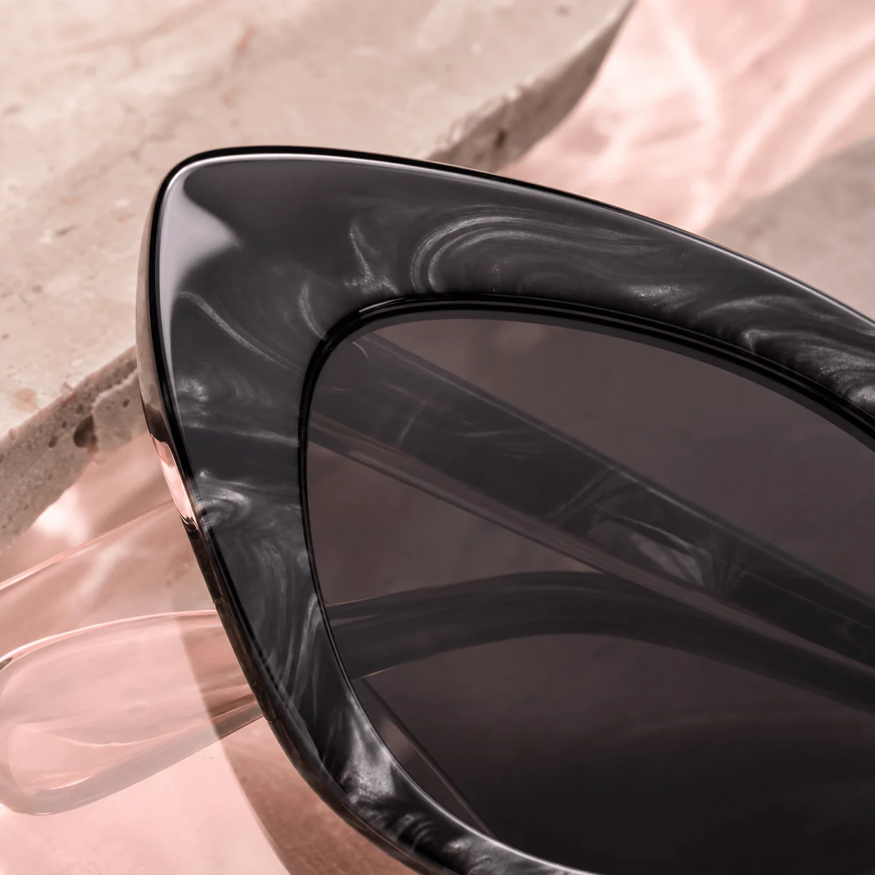 Luma Cat-Eye Sunglasses material detail